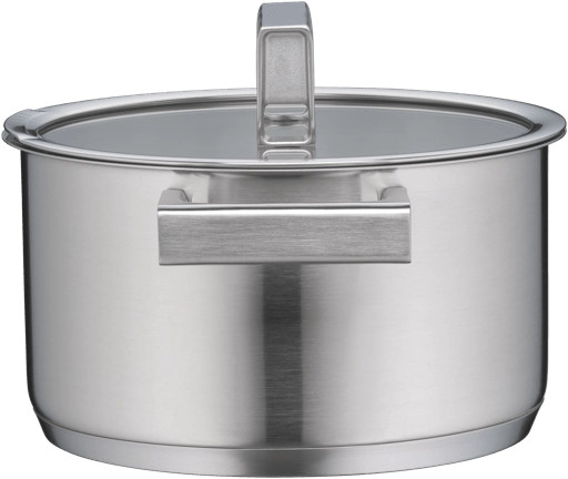 WMF Ultimate Cool Pannenset 5-delig + glazen deksel detail