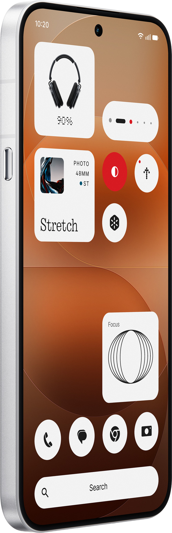 Nothing Phone (4a) Pro 256GB Zilver 5G voorkant