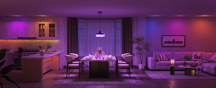 Govee Pendant Light product in gebruik