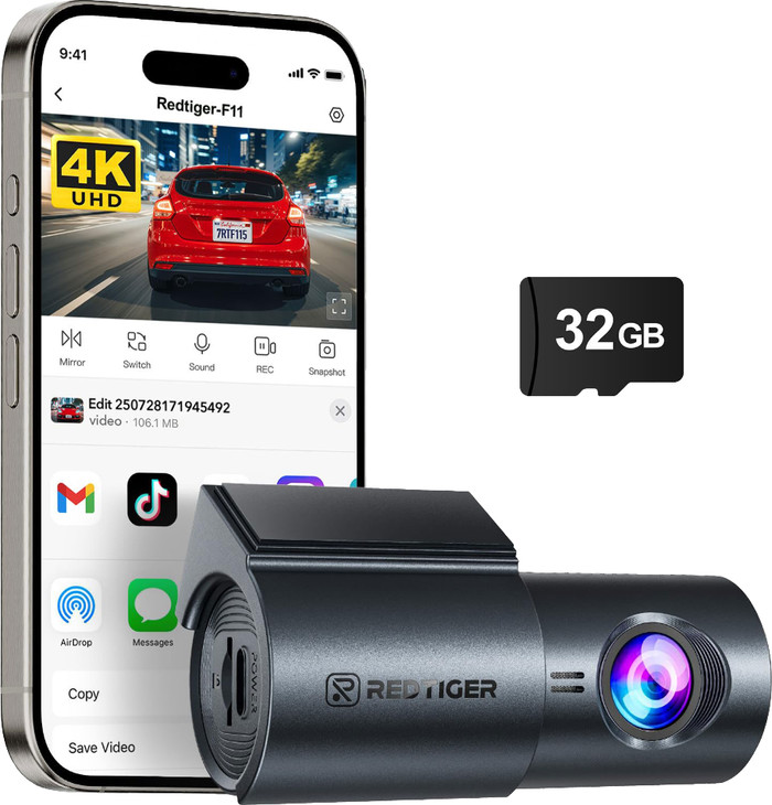 Redtiger F11 4K 1CH Wifi 32GB visual leverancier