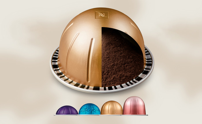 De'Longhi Nespresso ENV200GYAE Vertuo UP Antraciet + Aeroccino visual leverancier