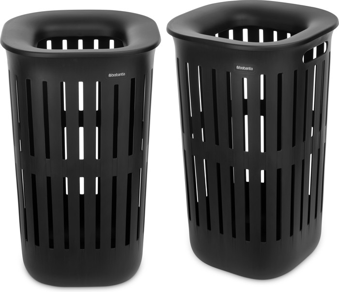 Brabantia Collect-It Wasmand 55 liter - Set van 2 -  Zwart Main Image