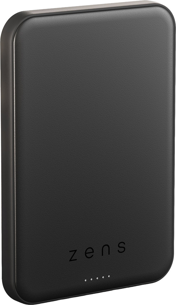 Zens Draadloze Powerbank met MagSafe en Qi2.2 5.000 mAh Zwart bovenkant