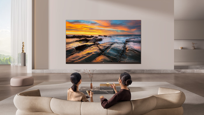 TCL SQD Mini-led 98" X11L (2026) product in gebruik