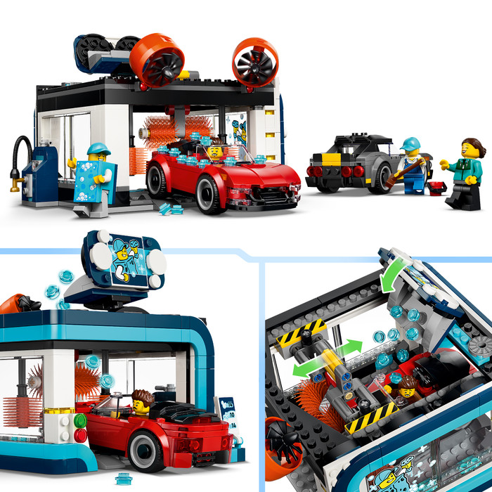 LEGO City Drive-Through Car Wash 60497 detail