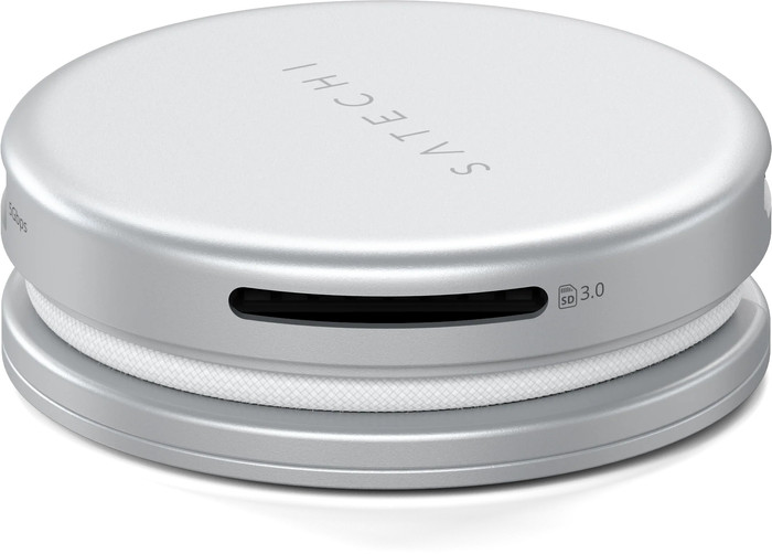 Satechi 5-in-1 OntheGo Multiport Zilver achterkant