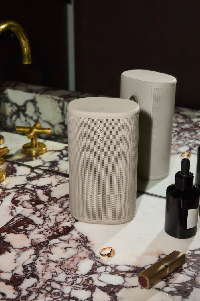 Sonos Play Beige product in gebruik