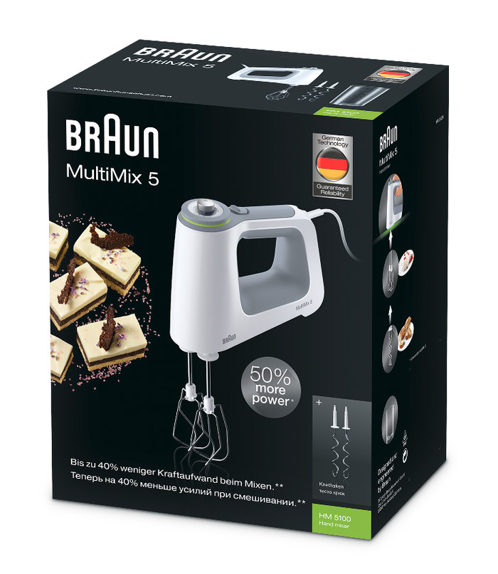 Braun MultiMix 5 HM5100WH Wit null
