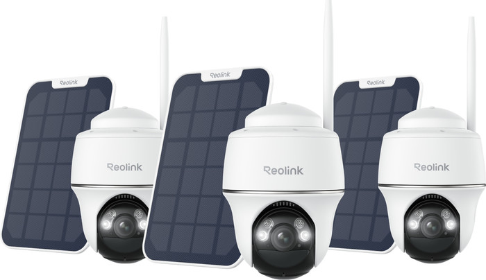 Reolink Argus B430 + Solar Panel 3-Pack Main Image