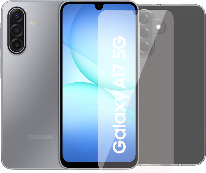 Samsung Galaxy A17 128GB Grijs 5G + Accessoirepakket Main Image