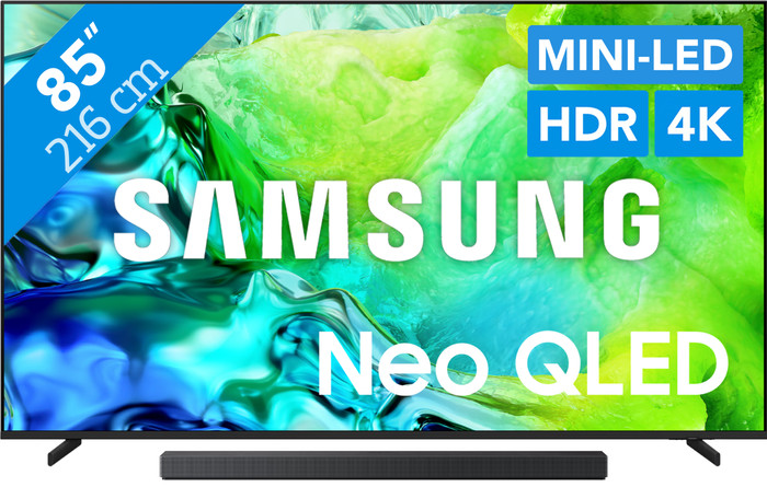 Samsung Neo QLED 85" QN80H (2026) + Samsung HW-QS90H (2026) Main Image