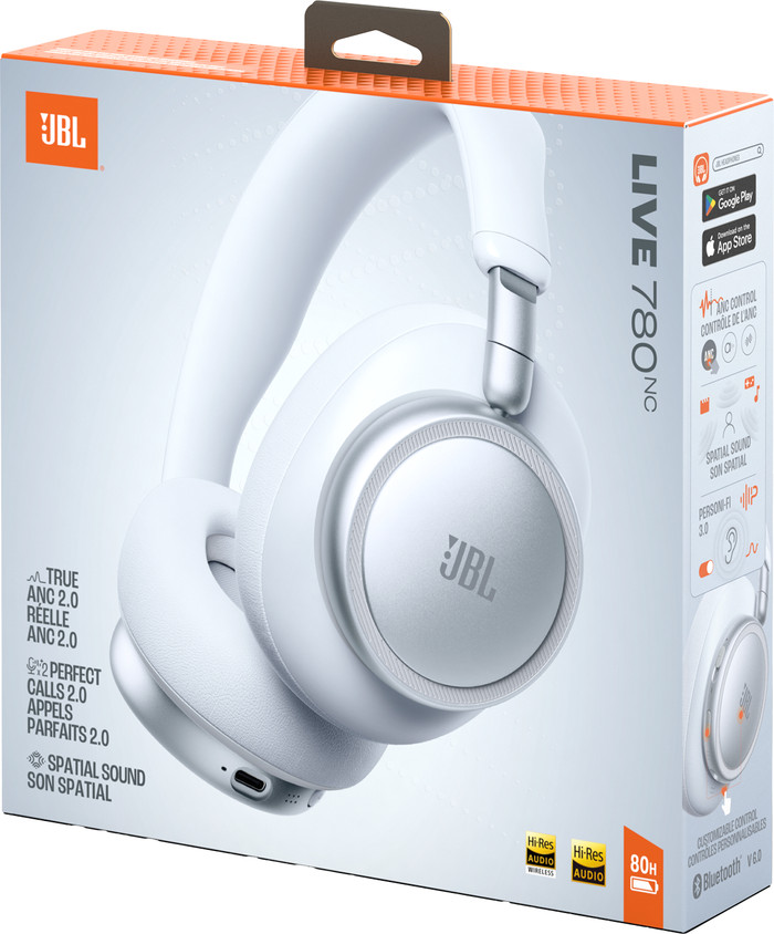 JBL Live 780NC Wit verpakking