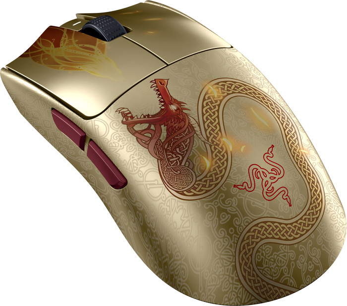 Razer Viper V3 Pro Draadloze Gaming Muis - Counter Strike 2 Edition linkerkant