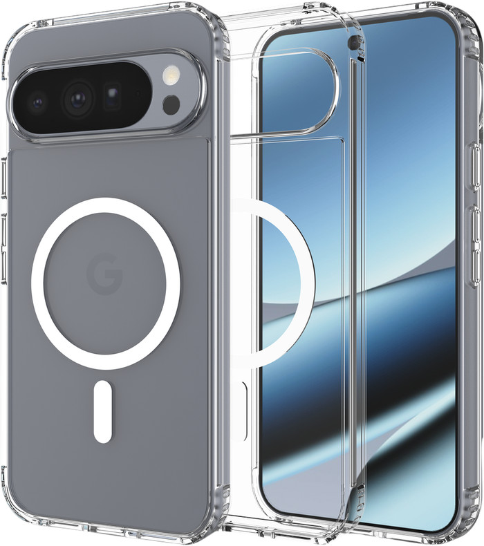 Just in Case Google Pixel 11 Pro XL / 10 Pro XL Back Cover met Magneet Transparant binnenkant