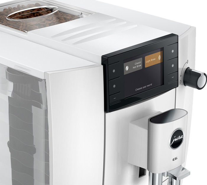 JURA E6 Piano White (ED) detail