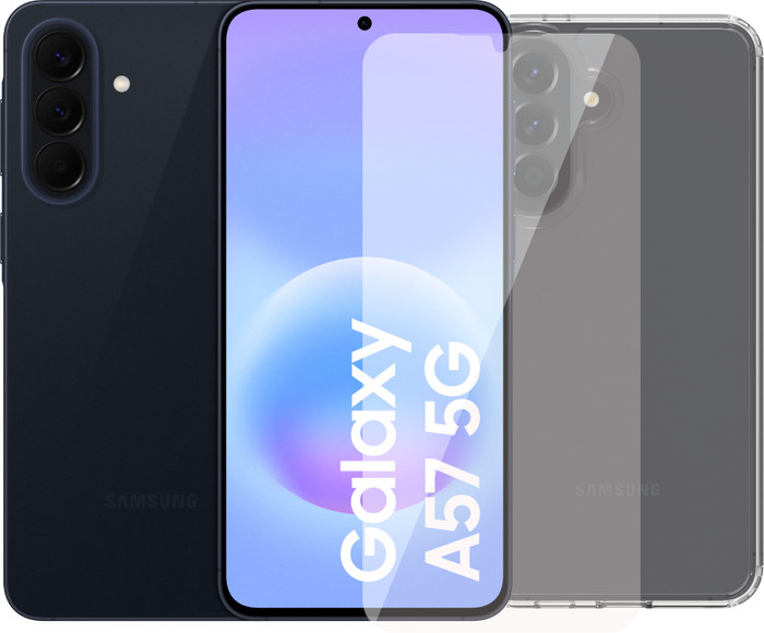 Samsung Galaxy A57 256GB Donkerblauw 5G + Accessoirepakket Main Image