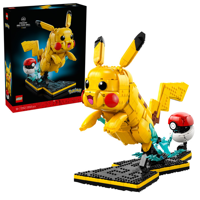 LEGO Pokémon Pikachu en Pokéball 72152 rechterkant