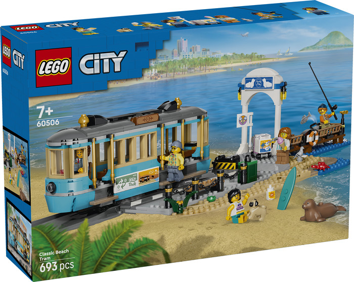 LEGO City Classic Beach Streetcar 60506 packaging