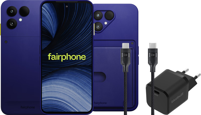 Fairphone 6+ 256GB Blauw 5G + Compleet Accessoirepakket Main Image