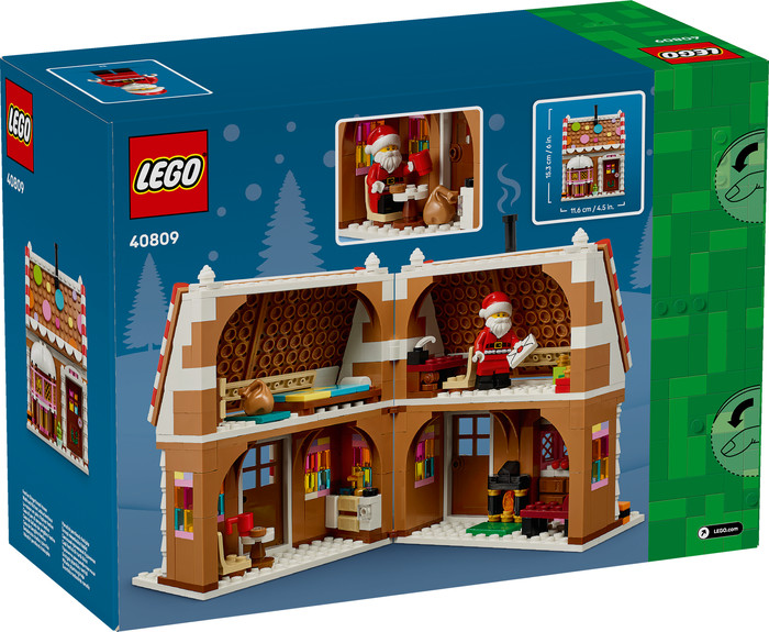 LEGO Winters Peperkoekhuisje 40809 verpakking