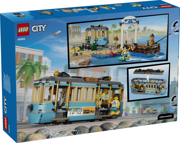 LEGO City Classic Beach Streetcar 60506 packaging