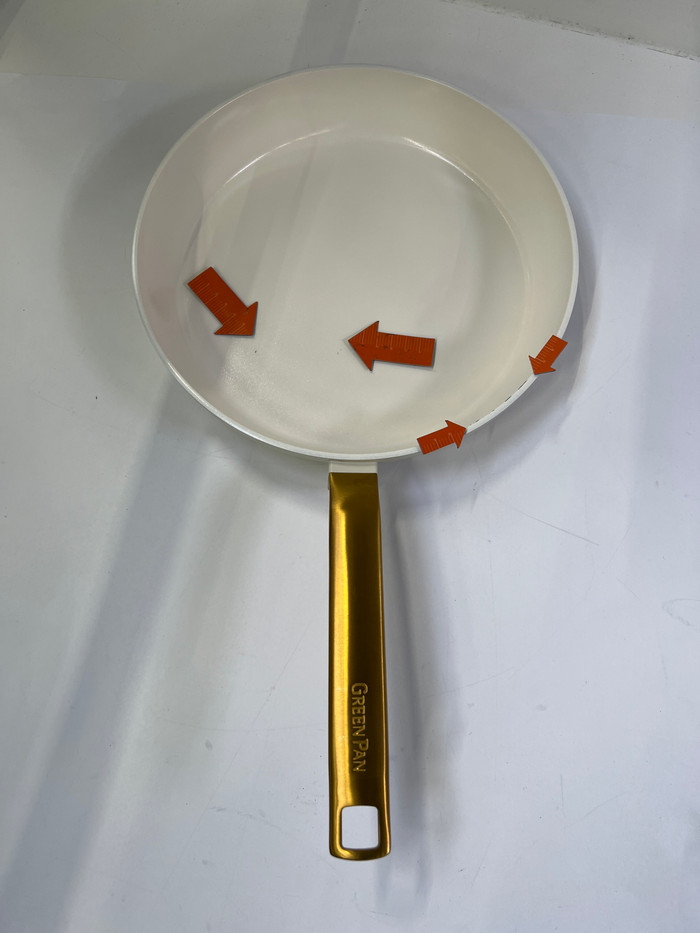 Greenpan Evolution koekenpan 28 cm Cream White 