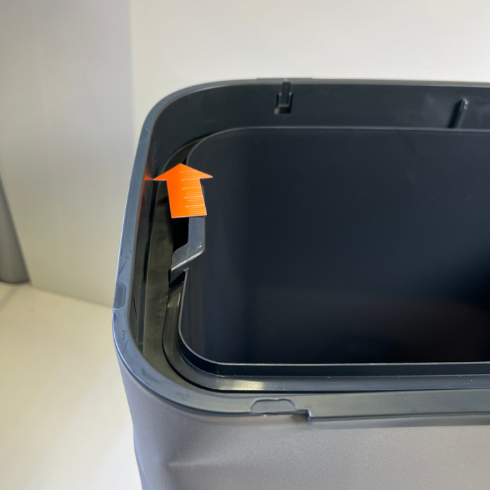 Brabantia Bo Touch Bin 60L Mineral Concrete Gray 