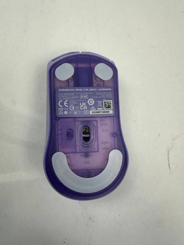 SteelSeries Rival 3 Gen 2 Wireless Gaming Mouse Lavender 