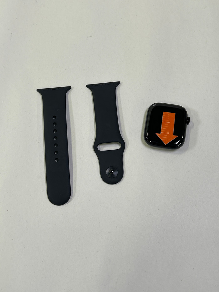 Apple Watch Series 11 42mm Black Sport Band S/M 