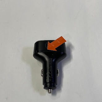 BlueBuilt Quick Charge Autolader met 2 Usb A Poorten 18W Zwart 