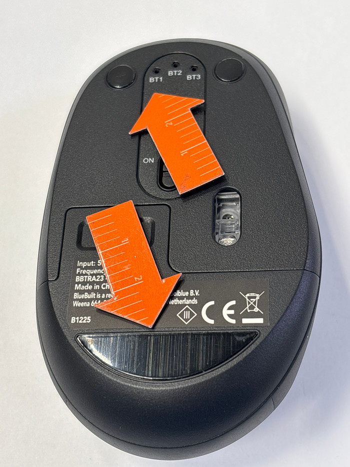 BlueBuilt Tradendum Wireless Bluetooth Mouse 