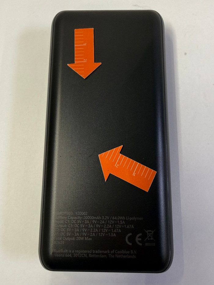 BlueBuilt Powerbank met Snelladen 20.000 mAh 