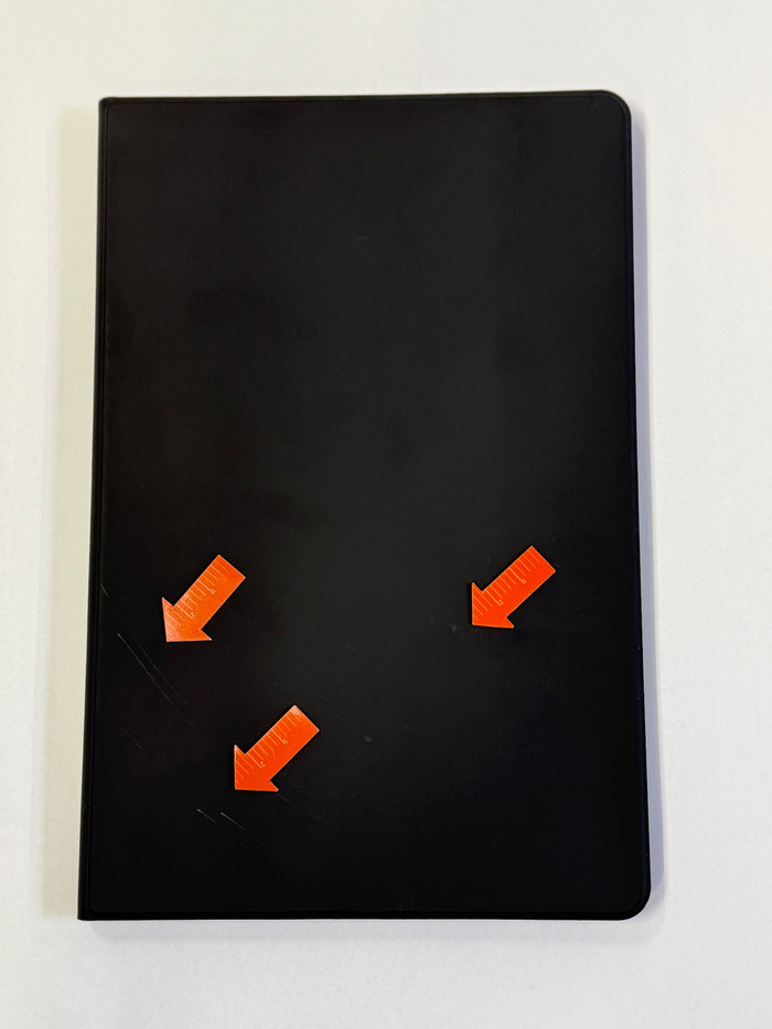 BlueBuilt Samsung Galaxy Tab S9/S9 FE/S10 FE/S10 Lite Book Case Black 