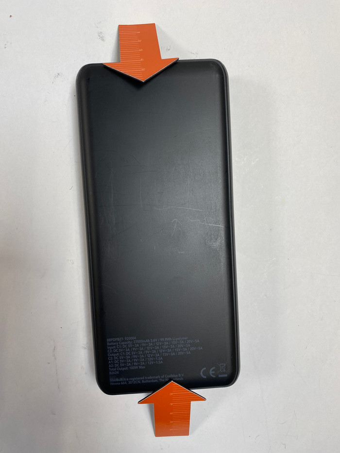 BlueBuilt Laptop Powerbank met Snelladen 27.000 mAh Zwart 