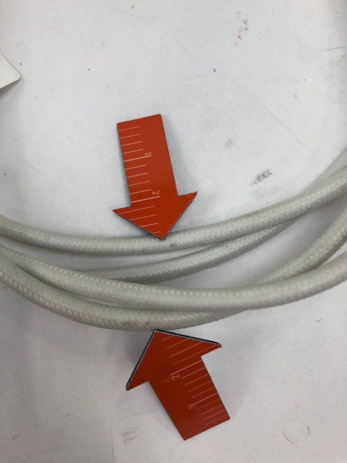 BlueBuilt USB-C to Lightning Cable 1.5m Nylon White 