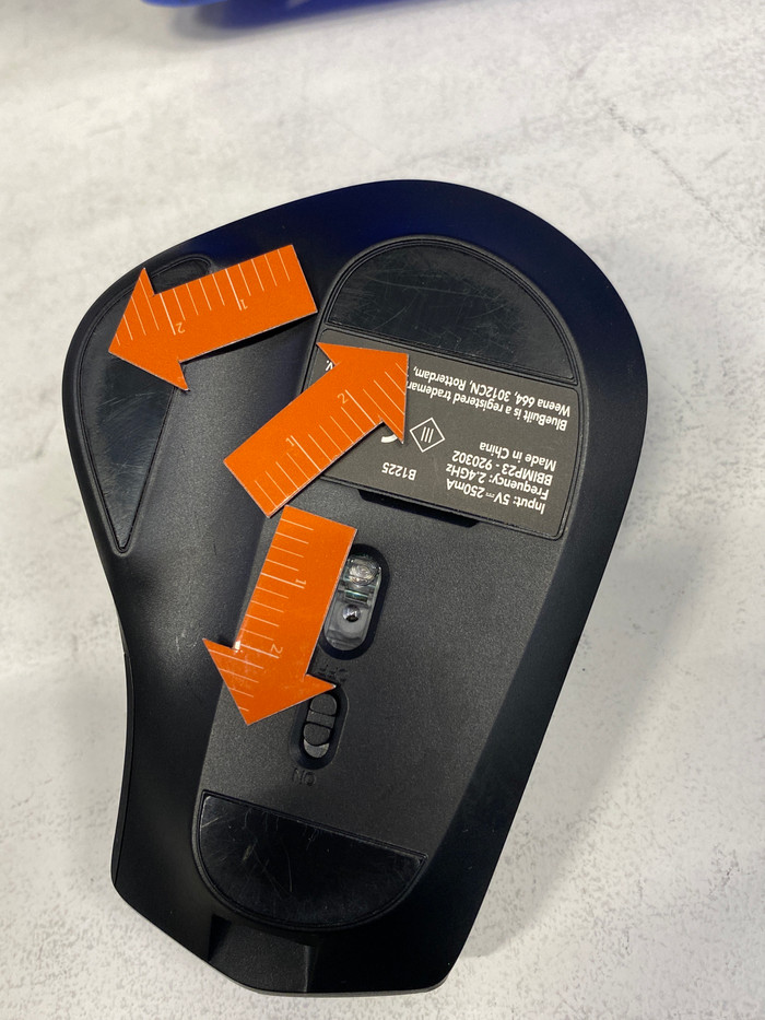BlueBuilt Imperium Draadloze Ergonomische Bluetooth Muis 