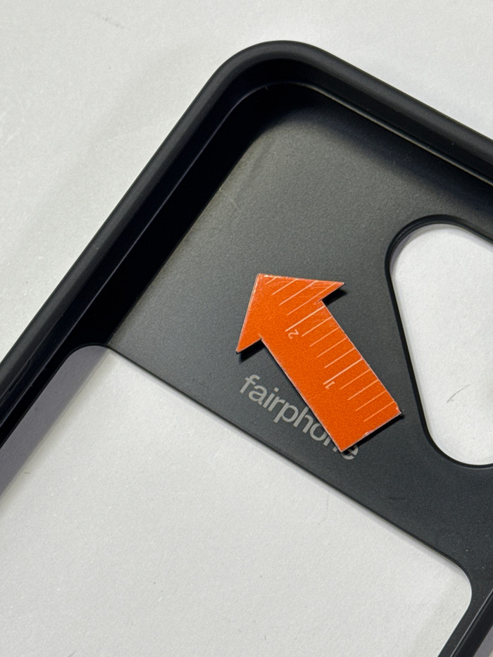 Fairphone 6 Protective Back Cover Zwart 