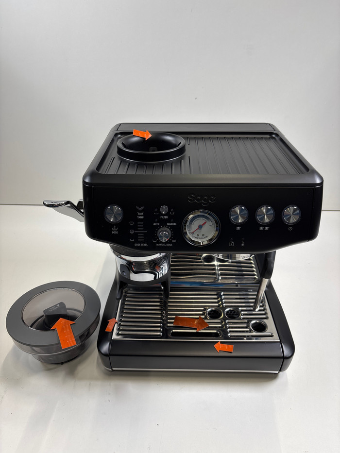 Sage Barista Express Impress Black Truffle 