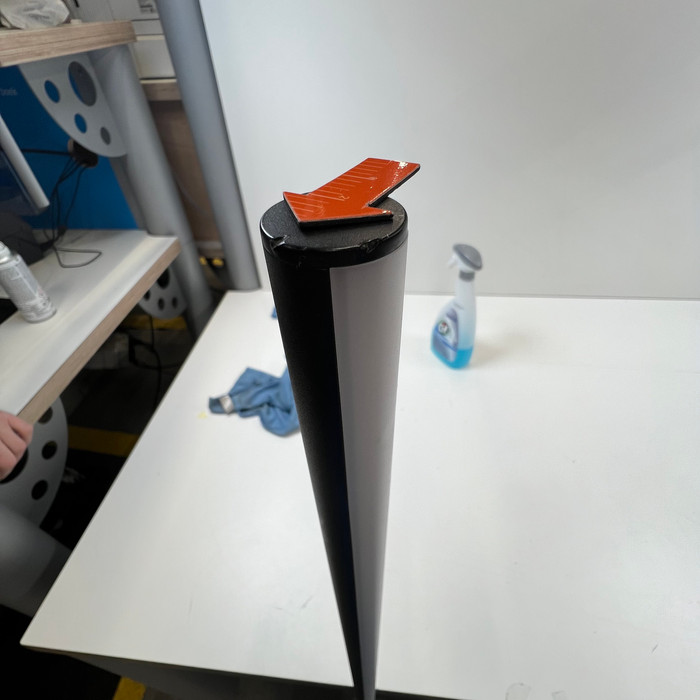 Philips Hue Gradient Signe vloerlamp - wit en gekleurd licht - zwart 