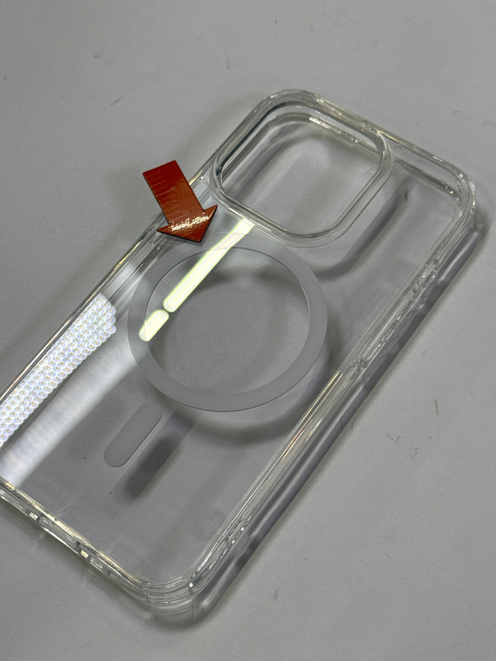 BlueBuilt Protective Back Cover met MagSafe iPhone 15 Pro Transparant 