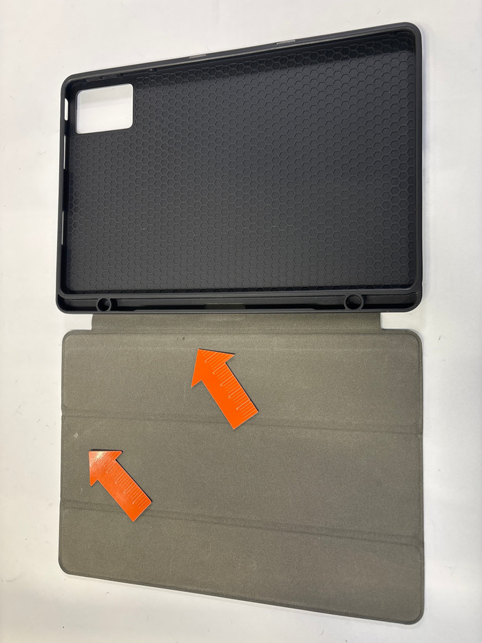 Just in Case Tri-Fold Lenovo Tab M11 Book Case Grey 