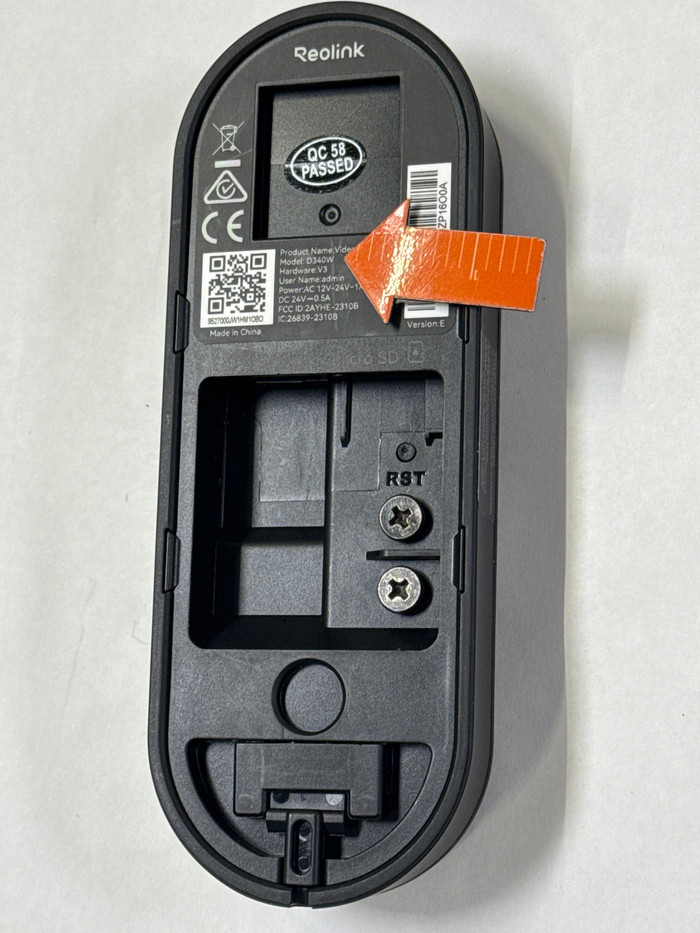 Reolink D340W + Chime 