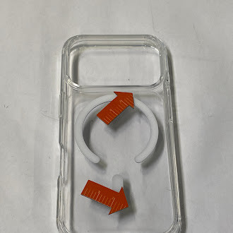 BlueBuilt Protective Back Cover met MagSafe iPhone 17 Pro Transparant 