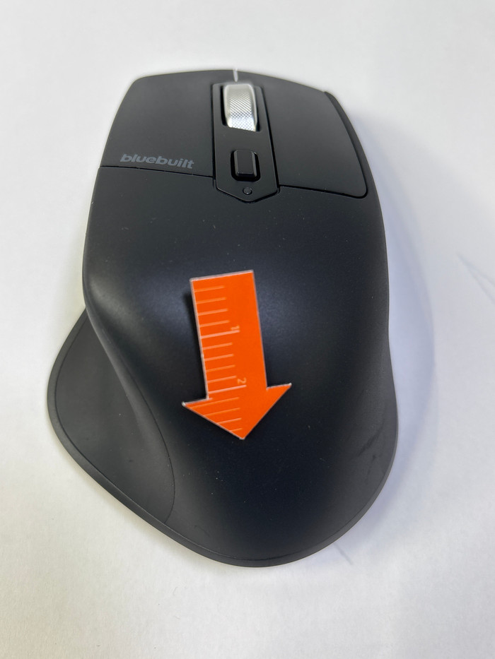 BlueBuilt Imperium Draadloze Ergonomische Bluetooth Muis 