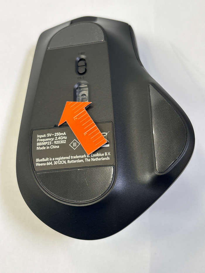 BlueBuilt Imperium Draadloze Ergonomische Bluetooth Muis 