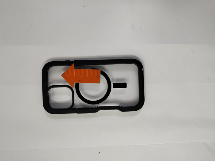 OtterBox Defender XT iPhone 16 Back Cover with MagSafe Magnet Transparent with Black Belt 