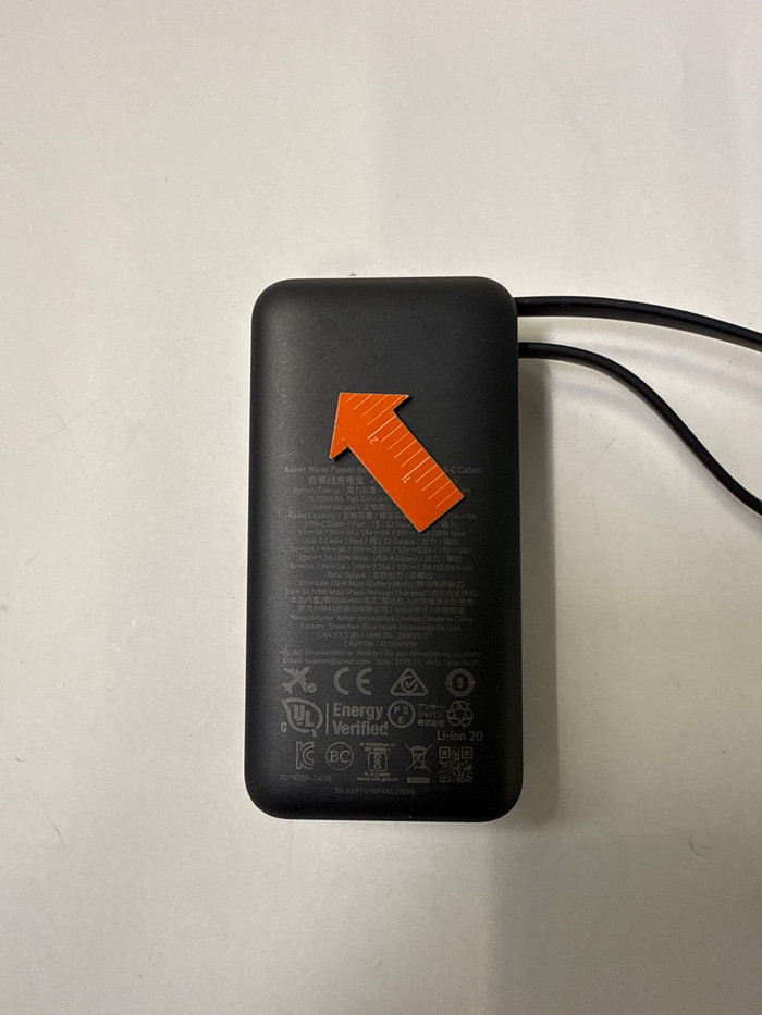 Anker Nano Power Bank 10.000 mAh met Snelladen Zwart 