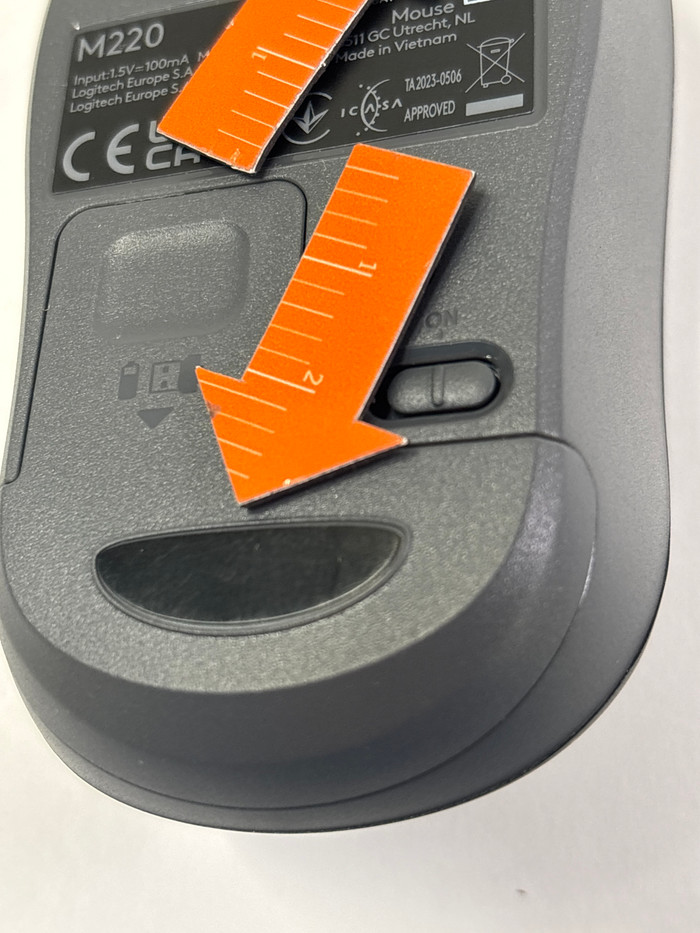 Logitech M220 Silent Draadloze Muis Zwart 