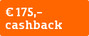 € 175 cashback