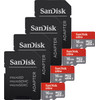 Sandisk MicroSDHC Ultra 16GB Class 10 A1 + SD adapter Quad Pack